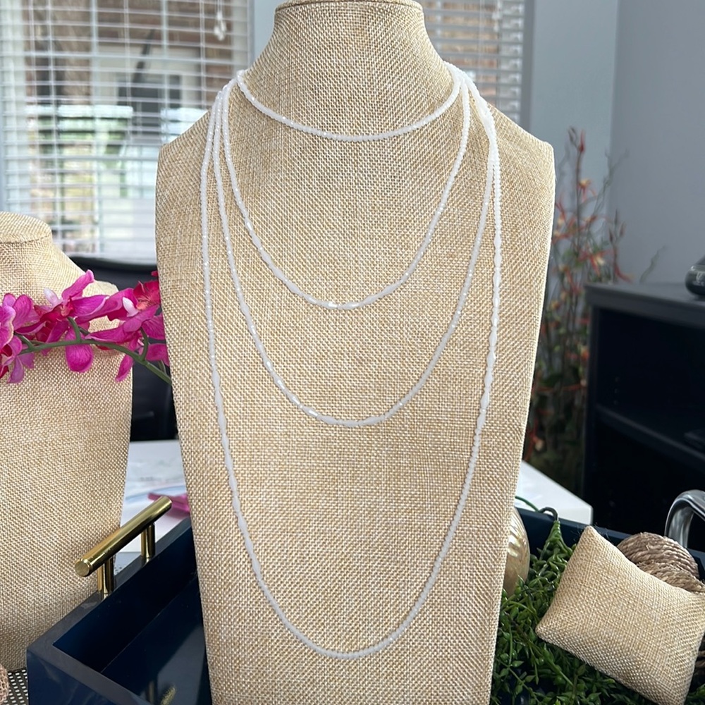 Park Lane Unicorn Infinity Necklace White
